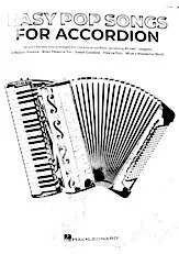 télécharger la partition d'accordéon Easy Pop Songs For Accordion / Book au format PDF