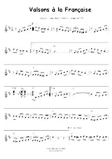 download the accordion score valsons à la française in PDF format