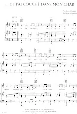 download the accordion score ... Et j'ai couché dans mon char in PDF format