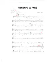 download the accordion score Printemps de Paris in PDF format