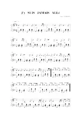 download the accordion score J'y Suis Jamais Allé in PDF format