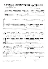 download the accordion score A force de gratter la terre in PDF format