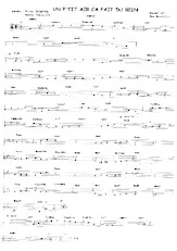 télécharger la partition d'accordéon Un p'tit air ça fait du bien au format PDF