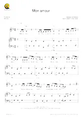 download the accordion score Mon amour in PDF format