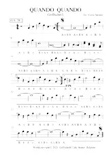 download the accordion score QUANDO QUANDO GRIFSCHRIFT in PDF format