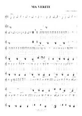 download the accordion score Ma vérité (Relevé) in PDF format