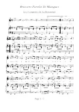 télécharger la partition d'accordéon Les trompettes de la renommée au format PDF