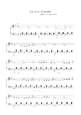 download the accordion score Le jour d'avant in PDF format