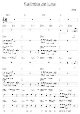 Score Kalimba de luna (Relevé) by Dalidato download  for accordion in pdf format
