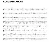 download the accordion score Congratulations in PDF format