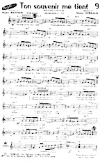 download the accordion score Ton souvenir me tient (Boléro Chanté) in PDF format