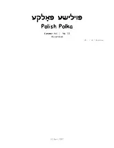 télécharger la partition d'accordéon Polish Polka au format PDF