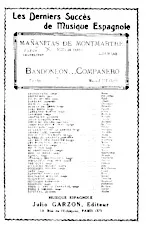 télécharger la partition d'accordéon Mañanitas de Montmartre (Nuits de Paris) (Tango) au format PDF