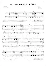 download the accordion score Quatre boules de cuir  in PDF format