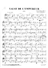 download the accordion score Valse de l'Empereur (Arrangement Eliane Margelli) in PDF format