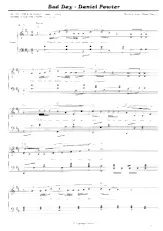 download the accordion score Bad day in PDF format