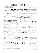 download the accordion score Ainsi soit il in PDF format