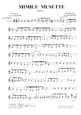 download the accordion score Mimile musette (Java) in PDF format