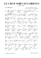 download the accordion score Le chat sort ses griffes (Cha Cha) in PDF format