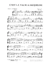 download the accordion score C'est la valse à Jacqueline in PDF format