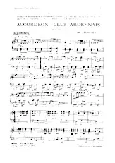 download the accordion score Accordéon Club Ardennais (Marche) in PDF format