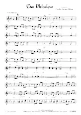 scarica la spartito per fisarmonica Duo Mélodique (Boléro) in formato PDF