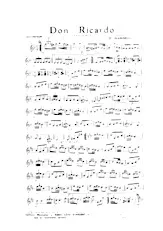 télécharger la partition d'accordéon Don Ricardo (Orchestration Complète) (Paso Doble) au format PDF