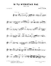 download the accordion score Si tu n'existais pas (Jerk Lent) in PDF format