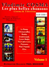 télécharger la partition d'accordéon Vladimir Cosma : Les plus belles chansons cinéma et télévision (Volume 1) (14 titres) au format PDF