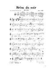 download the accordion score Brise du soir (Boléro) in PDF format