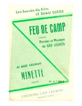 télécharger la partition d'accordéon Feu de camp + Minette (Du film : Le beau Serge) (Valse) au format PDF