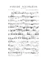 download the accordion score Parade Accordéon (Marche) in PDF format