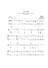 télécharger la partition d'accordéon Olivia (Chant : André Claveau) (Arrangement : Jacques Aubran) (Valse) au format PDF