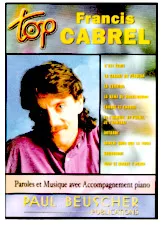 télécharger la partition d'accordéon Top Francis Cabrel (10 titres) au format PDF