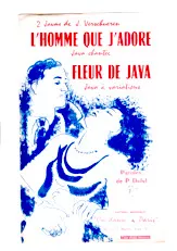 télécharger la partition d'accordéon Fleur de java + L'homme que j'adore (Java) au format PDF