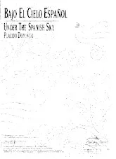 télécharger la partition d'accordéon Bajo El Cielo Español (Under The Spanish Sky) Placido Domingo (12 titres) au format PDF