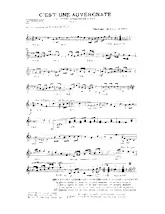 download the accordion score C'est une auvergnate (Ma p'tit' gnagnate à moi) (Java) in PDF format