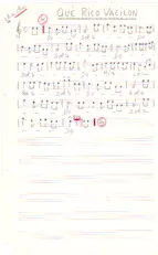 Accordion scores Sheet music Rico Vacilon Cha Cha for