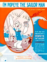 download the accordion score I'm Popeye The Sailor Man in PDF format