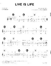 scarica la spartito per fisarmonica Live is life (Arrangement : Théo Hassek) in formato PDF