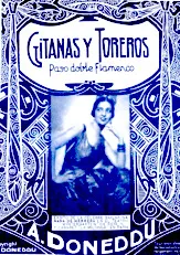 télécharger la partition d'accordéon Gitanas y Toreros (Paso Doble Flamenco) au format PDF