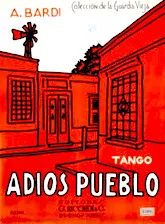 télécharger la partition d'accordéon Adios Pueblo (Tango) au format PDF