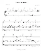 download the accordion score A slow song in PDF format