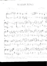 download the accordion score Whispering (Arrangement : Charles-Henry) in PDF format