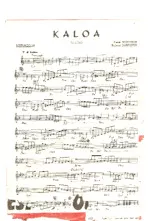 download the accordion score Kaloa (Boléro) in PDF format