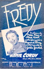 download the accordion score Fredy (Chant : Annie Cordy) (Tango) in PDF format