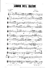 télécharger la partition d'accordéon Amor del baïon (Orchestration) au format PDF