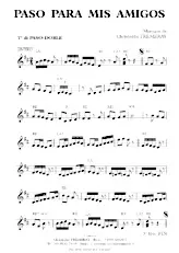 download the accordion score Paso para mis amigos (Paso Doble) in PDF format