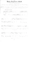 download the accordion score Baby Elephant Walk (Du Film : Hatari) (Marche Fox) in PDF format