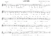 télécharger la partition d'accordéon I love Paris au format PDF